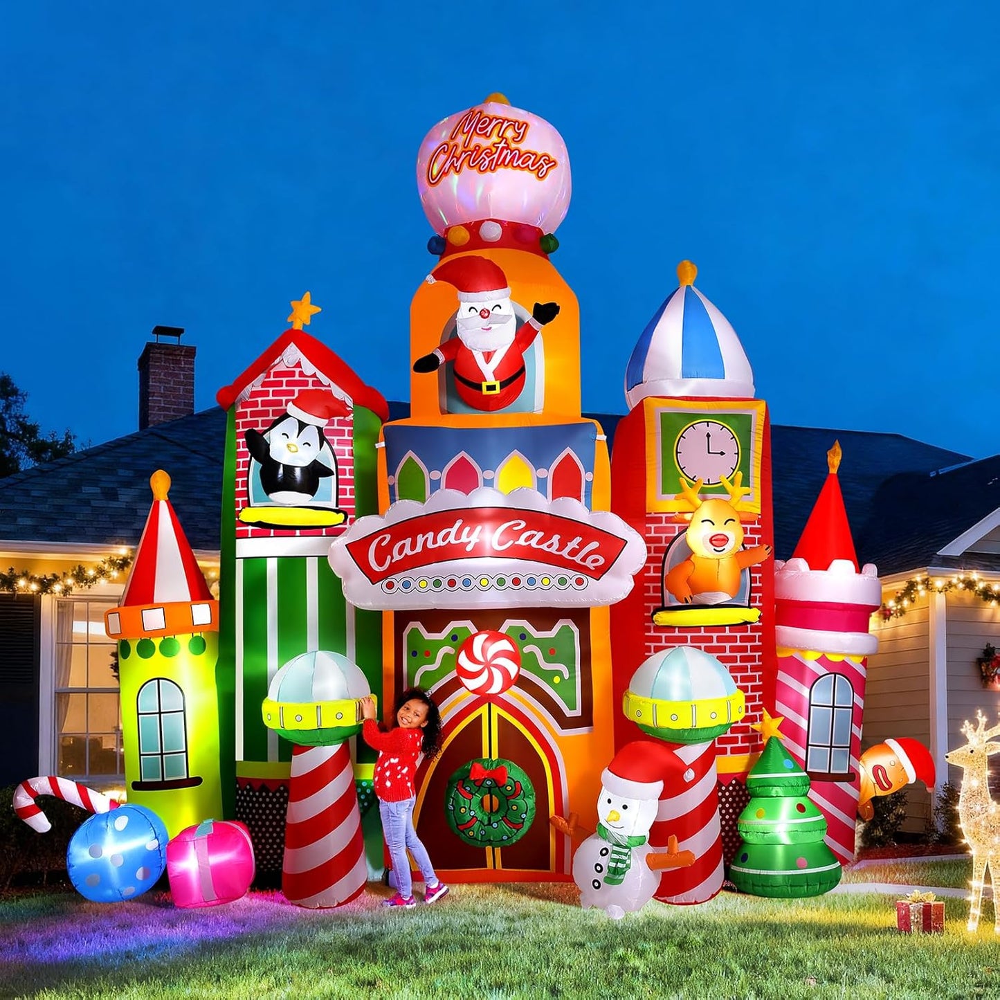 Giant Christmas Inflatables - Yard Decorations