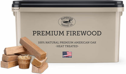 Superior Trading Oak Mini Firewood Starter Kit