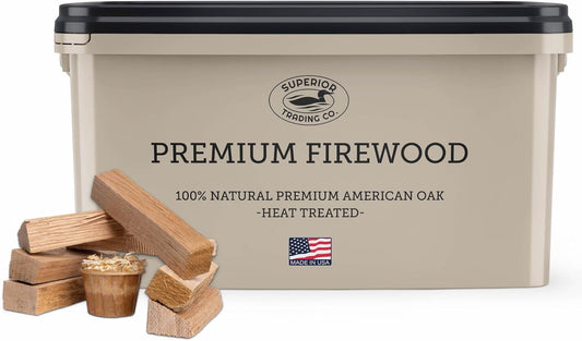 Superior Trading Oak Mini Firewood Starter Kit