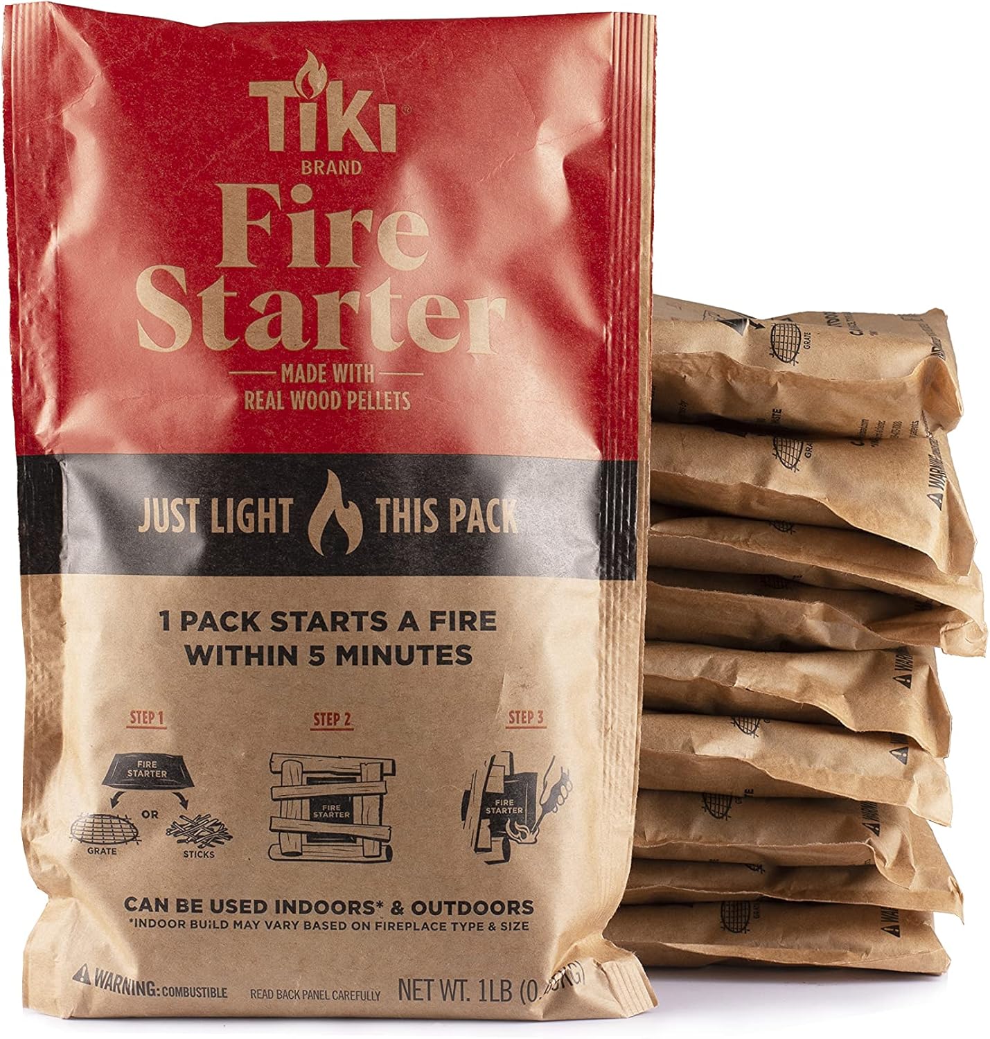 TIKI Fire Starter: Quick & Easy Wood Pellets