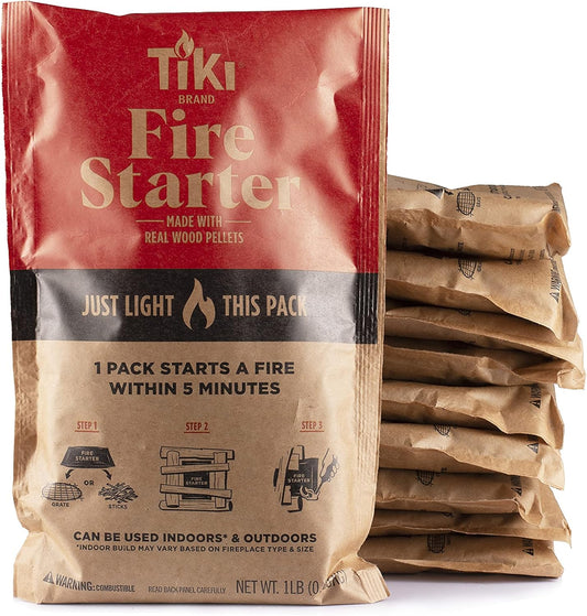 TIKI Fire Starter: Quick & Easy Wood Pellets