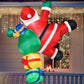 6 FT Inflatable Santa Christmas Decorations w/ LED Lights
