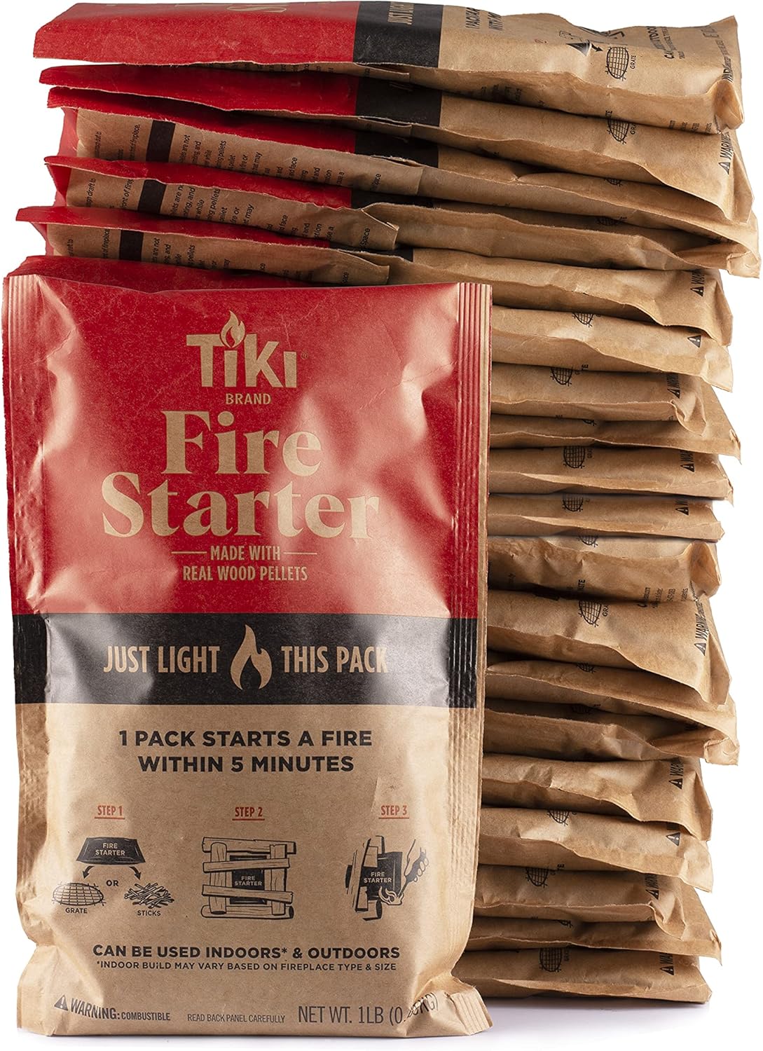 TIKI Fire Starter: Quick & Easy Wood Pellets