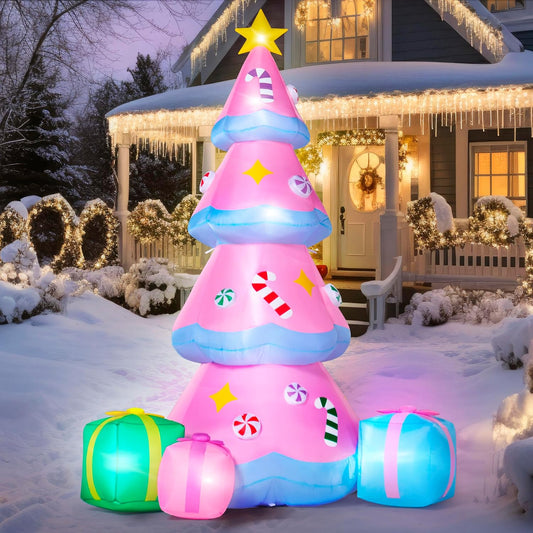 7ft Giant LED Christmas Tree Inflatables